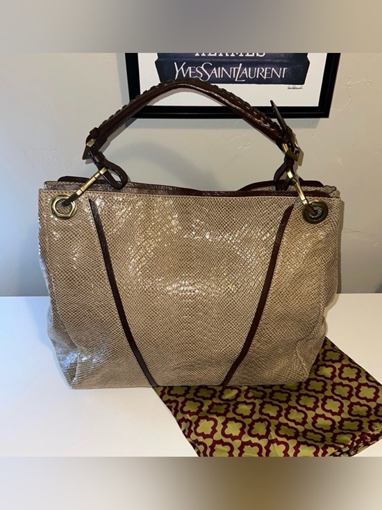 orYANY Handbags - OrYANY Bette Embossed Python Leather Bag. Dust bag included NWOT